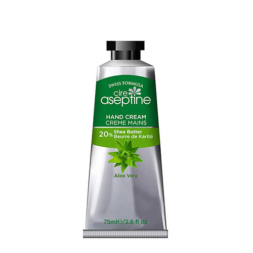 CIRE ASEPTINE Крем для рук с маслом Ши и Алоэ Вера Shea Butter Hand Cream Aloe Vera 20% 75 #1