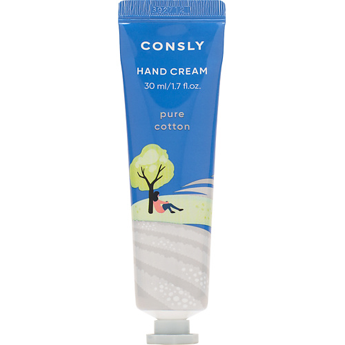 CONSLY Парфюмированный гиалуроновый крем для рук с экстрактом хлопка Pure Cotton Hand Cream 30 #1