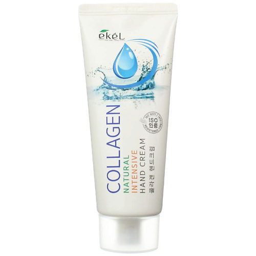 EKEL Крем для рук восстановление с Коллагеном Natural Intensive Hand Cream Collagen 100 #1