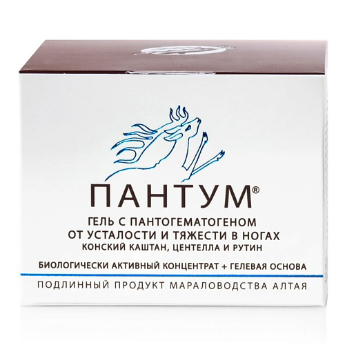 ПАНТОПРОЕКТ ПАНТУМ, Гель с пантогематогеном От усталости и тяжести в ногах 81 #1