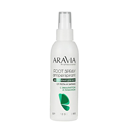 ARAVIA PROFESSIONAL Дезодорант для ног от пота и запаха с эвкалиптом и лимоном Foot Spray Antiperspirant 150 #1