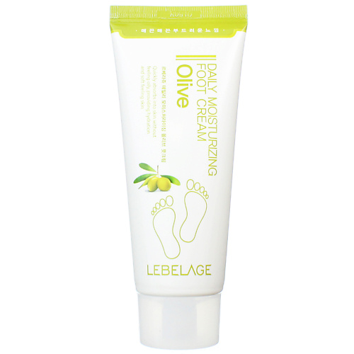 LEBELAGE Крем для ног с Маслом оливы Смягчающий Daily Moisturizing Olive Foot Cream 100 #1