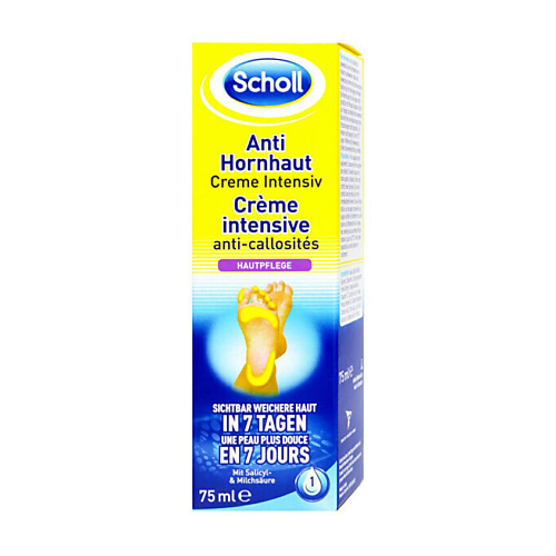 SCHOLL Смягчающий крем для ног Hard skin softening Cream 75 #1