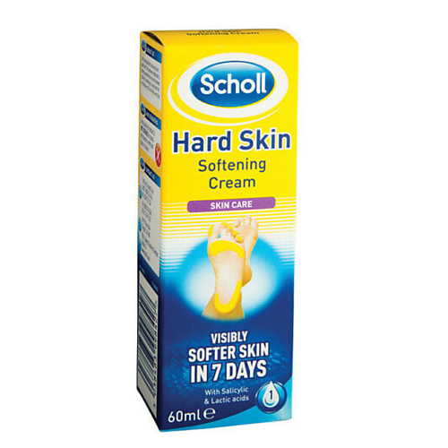 SCHOLL Смягчающий крем для ног Hard skin softening Cream 60 #1