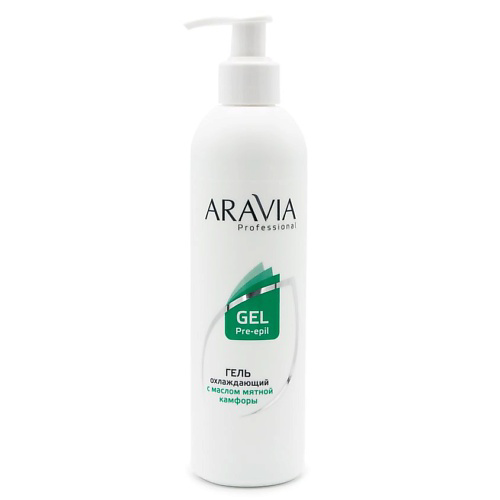 ARAVIA PROFESSIONAL Гель для тела охлаждающий с Масло для телам мятной камфоры Gel Pre-epil 300 #1
