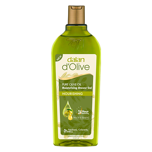 DALAN Гель для душа d'Olive, Питательный, с маслом оливы и глицерином 400 #1