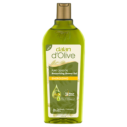 DALAN Гель для душа d'Olive, с маслом оливы и бергамотом, Освежающий, натуральный 400 #1