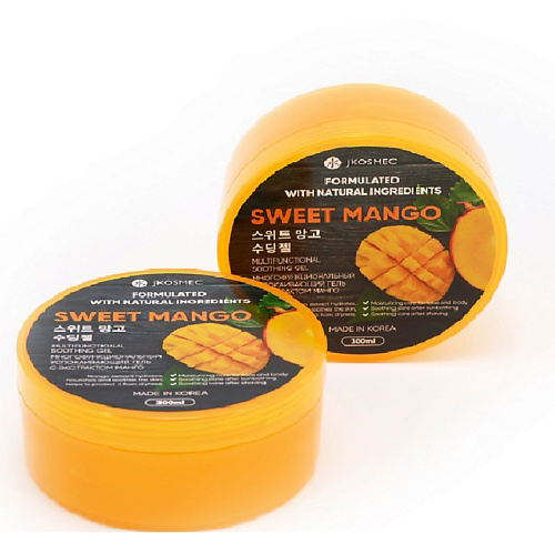JKOSMEC Многофункциональный успокаивающий гель для лица и тела SWEET MANGO MULTIFUNCTIONAL 300 #1