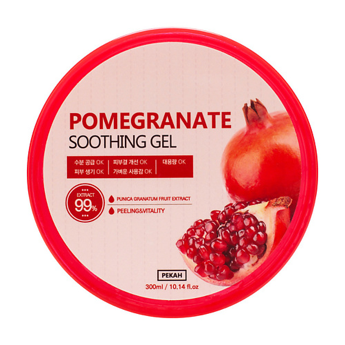 PEKAH Универсальный гель для лица и тела с экстрактом граната Pomegranate Soothing Gel 300 #1