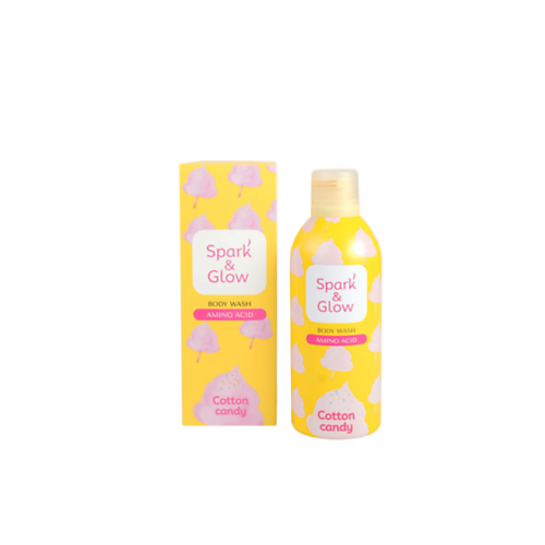 SPARK&GLOW Гель-пена для душа с ароматом сахарной ваты - Cotton candy body wash 350 #1