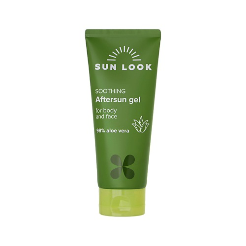 SUN LOOK Гель для лица и тела успокаивающий с алоэ после загара 150 #1