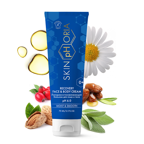 SKINPHORIA Липидовосстанавливающий бальзам для лица и тела Recovery Face & Body Cream 75 #1