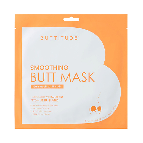 BUTT!TUDE Маска для упругости ягодиц разглаживающая с мандарином Smoothing Butt Mask 45 #1