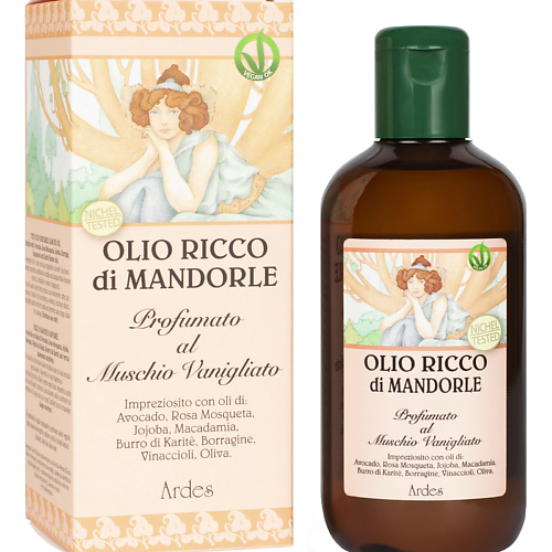 ARDES Масло Миндаля для тела парфюмированное Ванильный Мох Olio Ricco Muschio Vanigliato 250 #1