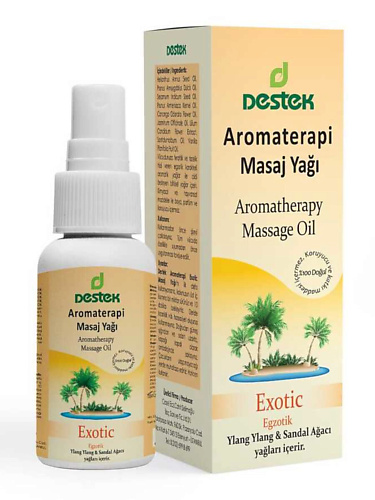 DESTEK Косметическая смесь масел  для массажа EXOTIC расслабление, релаксация, увлажнение 150 #1