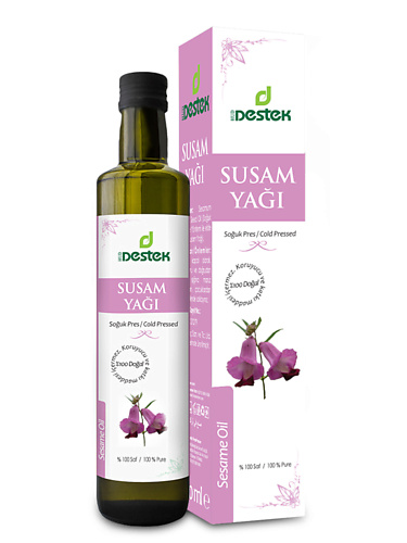 DESTEK Косметическое кунжутное масло для  лица, тела , кутикул, для волос 250 #1