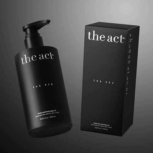 THE ACT Массажное масло для тела интимное THE SEX 250 #1
