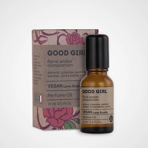 VEGAN.LOVE.STUDIO Парфюмерное масло для тела Good Girl миндаль кофе жасмин бобы тонка 15 #1