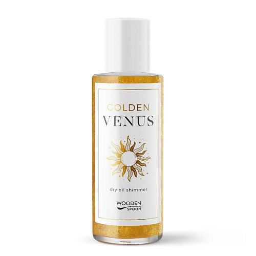 WOODEN SPOON Масло для тела сухое Золотое сияние Golden Venus Face & Body Dry Oil Shimmer Gold 100 #1