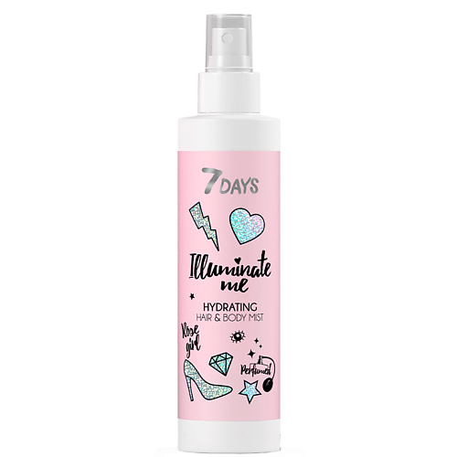 7DAYS Спрей для тела ILLUMINATE ME ROSE GIRL 180 #1