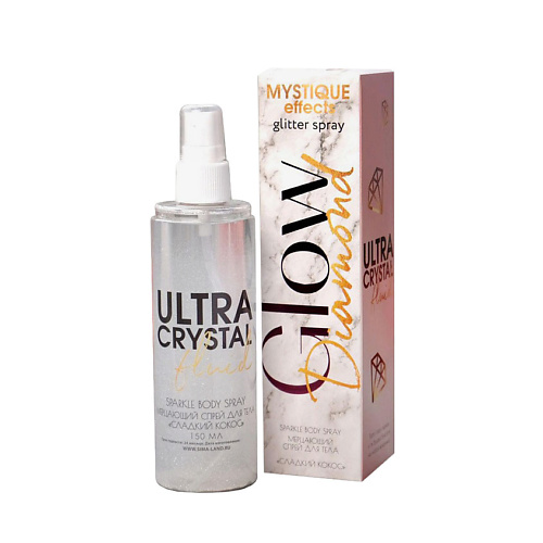 BEAUTY FOX Мерцающий спрей для тела Glow diamond, кокос 150 #1