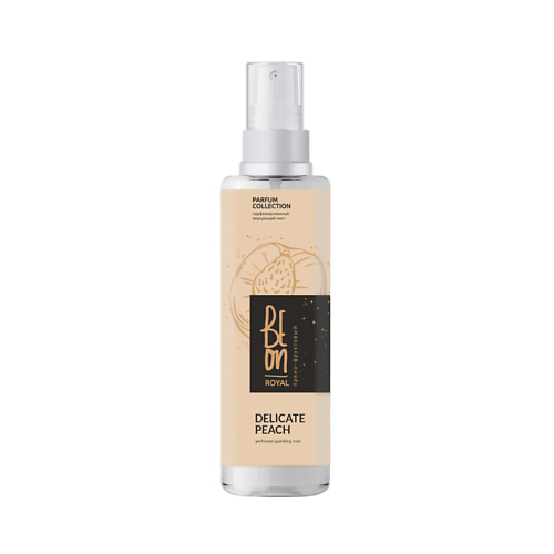 BEON Мерцающий парфюмированный мист для тела ROYAL Delicate peach спрей для волос 105 #1