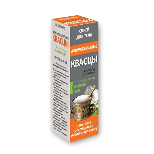 МЕДИКОМЕД Спрей Квасцы алюмокалиевые с экстрактом зеленого чая 100 #1