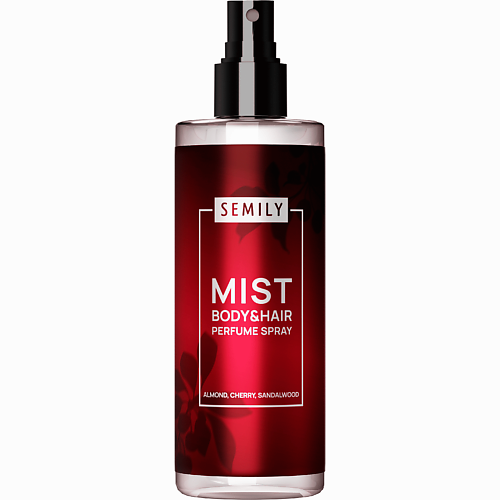 SEMILY Спрей-мист для тела и волос almond, cherry, sandalwood 150 #1