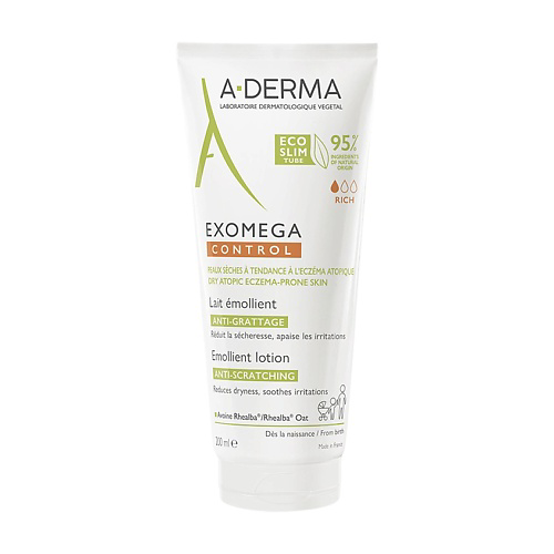 A-DERMA Смягчающий лосьон для тела Exomega Control 200 #1