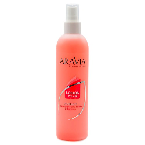 ARAVIA PROFESSIONAL Лосьон для тела для подготовки кожи перед депиляцией с экстрактами мяты и березы Lotion Pre-epil 300 #1