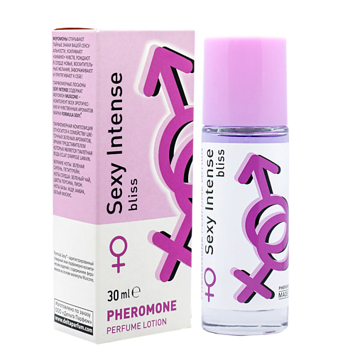 FORMULA SEXY Лосьон с феромонами «SEXY INTENSE» Bliss пион зеленый чай белый кедр 30 #1