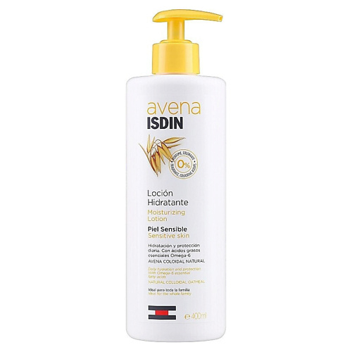 ISDIN Лосьон для тела с овсяными хлопьями Avena Moisturizing Lotion Sensitive Skin 400 #1