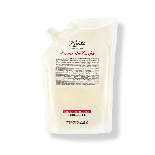 KIEHL'S Увлажняющий лосьон с маслом какао Creme de Corps. Рефилл 1000 #1