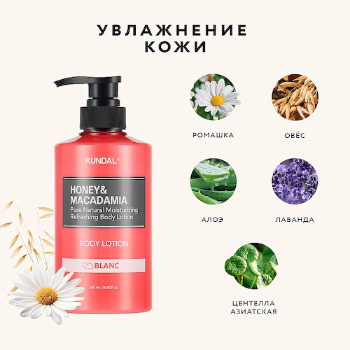 KUNDAL Лосьон для тела Свежесть Honey & Macadamia Body Lotion 500 #1