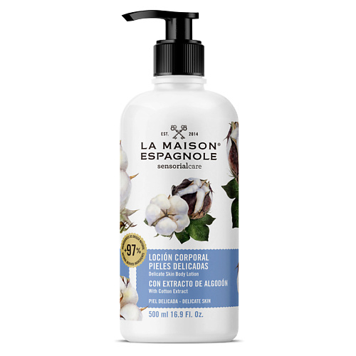 LA MAISON ESPAGNOLE Лосьон для тела для чувствительной кожи "Хлопок" Sensorialcare Delicate Skin Body Lotion 500 #1