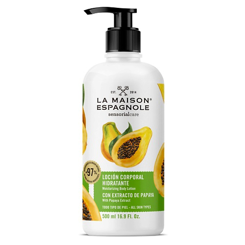 LA MAISON ESPAGNOLE Лосьон для тела увлажняющий "Папайя" Sensorialcare Moisturizing Body Lotion 500 #1