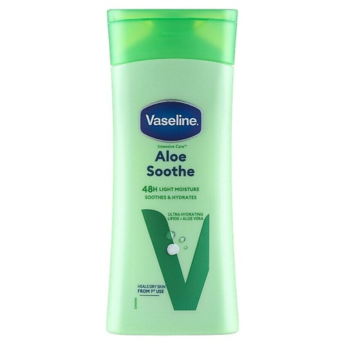 VASELINE Увлажняющий лосьон для тела с алоэ Intensive Care Aloe Soothe 200 #1