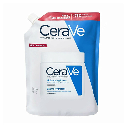 CERAVE Увлажняющий для лица и тела Moisturizing Cream (сменный блок) 454 #1