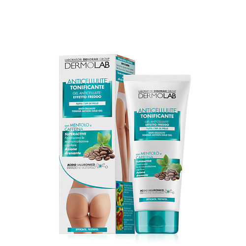 DERMOLAB Крем для тела антицеллюлитный охлаждающий Anti-Cellulite Toning Action Cold Gel 200 #1