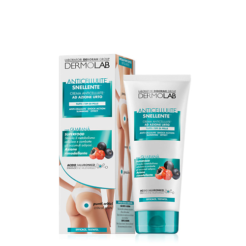 DERMOLAB Крем для тела антицеллюлитный разогревающий Anti-Cellulite Shock-Action Slimming Effect 200 #1