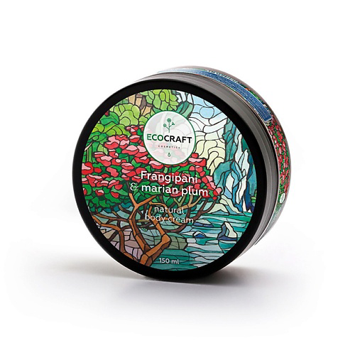 ECOCRAFT Крем для тела Франжипани и марианская слива Frangipani & Marian Plum Natural Body Cream 150 #1