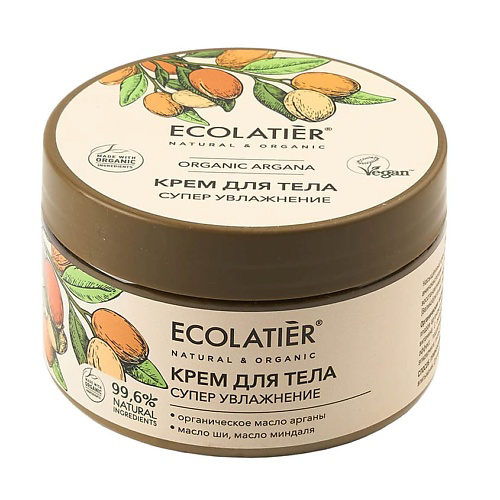 ECOLATIER GREEN Крем для тела Супер увлажнение ORGANIC ARGANA 250 #1