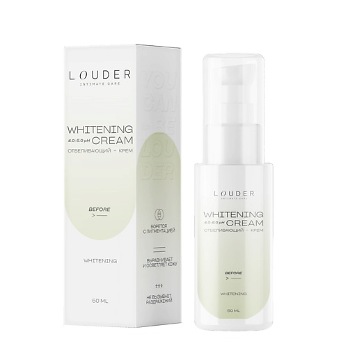 LOUDER INTIMATE CARE Отбеливающий крем 50 #1