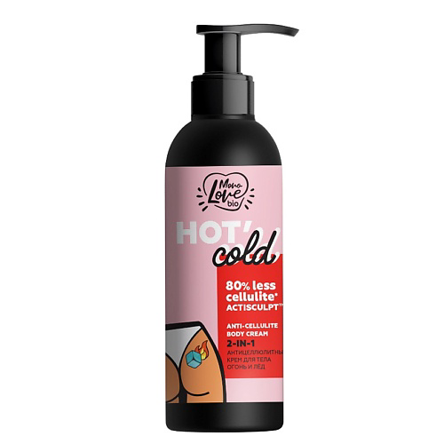 MONOLOVE BIO Крем для тела Антицеллюлитный 2 в1 HOT`COLD разогревающий и охлаждающий эффект 200 #1