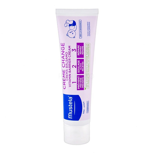 MUSTELA Успокаивающий крем под подгузник 1 2 3 Vitamin Barrier Cream 100 #1