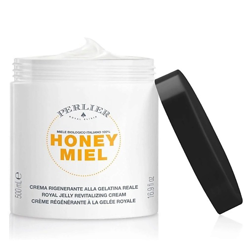 PERLIER Крем для тела восстанавливающий с маточным молочком Honey Miel Royal Jelly Revitalizing Cream 500 #1