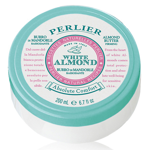 PERLIER Миндальное масло-крем для упругости кожи White Almond 200 #1
