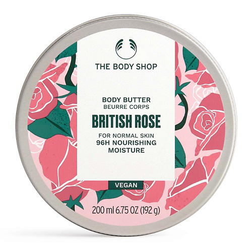 THE BODY SHOP Увлажняющее крем-масло для тела British Rose 200 #1