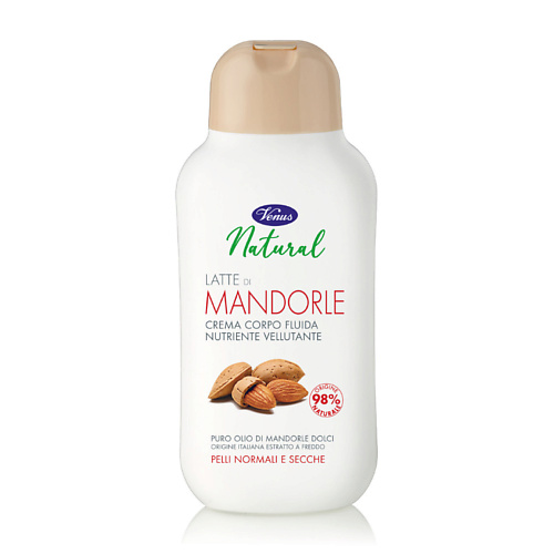 VENUS Крем для тела питательный с экстрактом миндаля Natural 250 #1