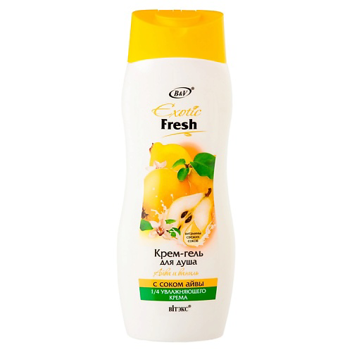 ВИТЭКС Крем-гель для душа Айва и Ваниль с соком айвы Exotic Fresh 500 #1